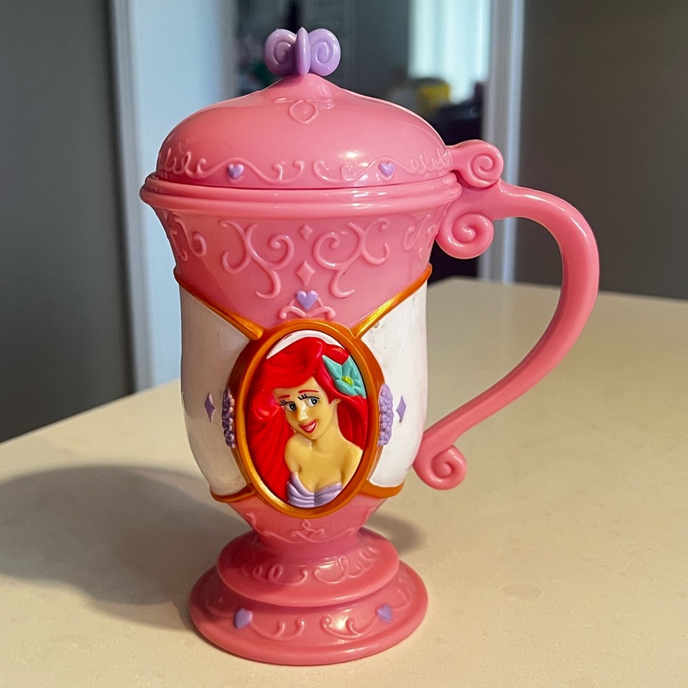 Disney Pink Ariel Mug with Lid